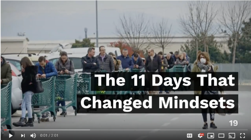 COVID-19: The 11 Days That Changed Mindsets
