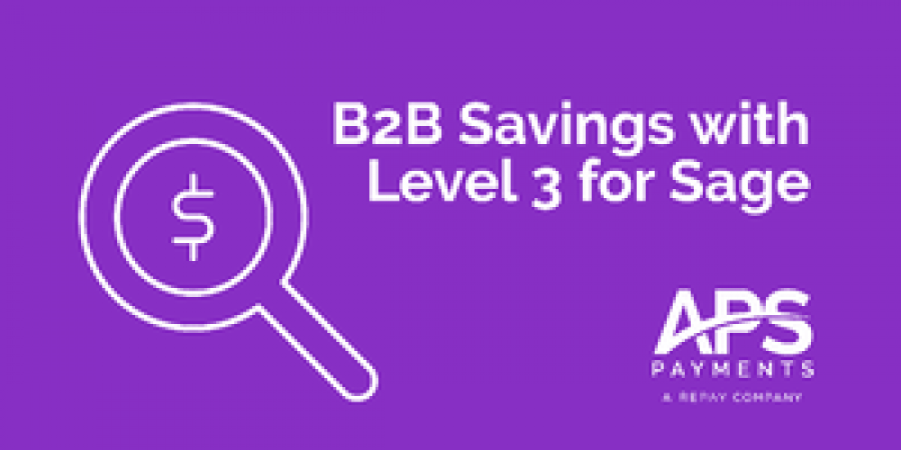 Securing B2B Level 3 Savings for Your Sage Payment Needs