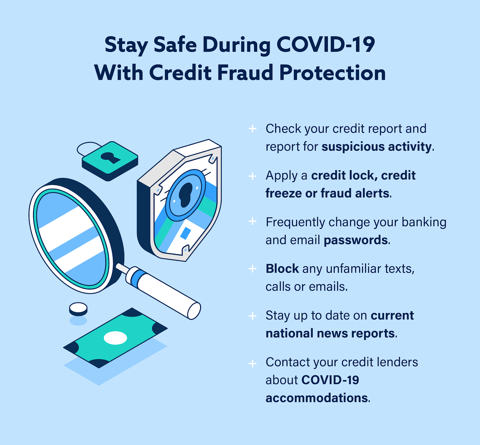Graphic: How to Stay Safe with Credit Fraud Protection